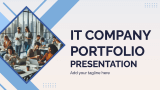 IT Company Portfolio Presentation - Slide 1