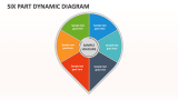 Six Part Dynamic Diagram - Slide 1