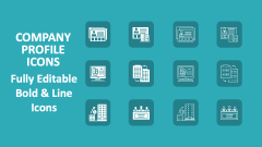 Company Profile Icons - Slide 1