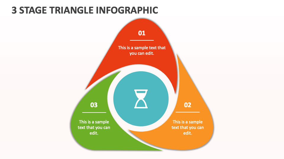 3 Stage Triangle Infographic - Slide 1