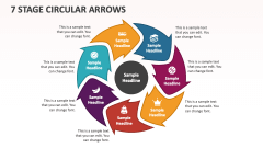7 Stage Circular Arrows - Slide 1