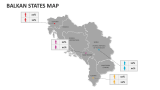 Balkan States map - Slide 7