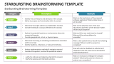 Starbursting Brainstorming Template - Slide 6