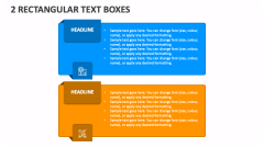 2 Rectangular Text Boxes - Slide 1