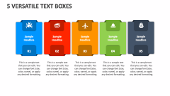 5 Versatile Text Boxes - Slide 1