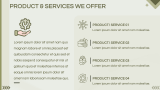 Olive Green Background Presentation Theme - Slide 5