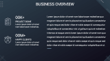 Dark Minimalist Business Presentation - Slide 3
