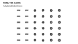 Minutes Icons - Slide 2