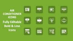 Air Conditioner Icons - Slide 1