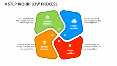4 Step Workflow Process - Slide 1