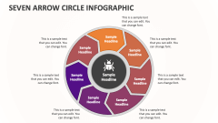 Seven Arrow Circle Infographic - Slide 1