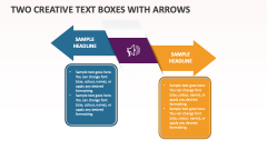 Two Creative Text Boxes with Arrows - Slide 1