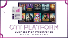 OTT Platform Business Plan - Slide 1