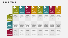 8 By 3 Table - Slide 1