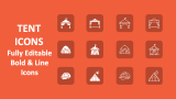 Tent Icons - Slide 1