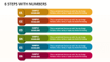 6 Steps with Numbers - Slide 1