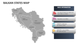 Balkan States map - Slide 6