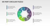 Six Part Circular Puzzle - Slide 1
