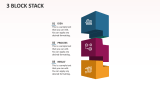 3 Block Stack - Slide 1