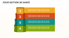 Four Section 3D Shape - Slide 1