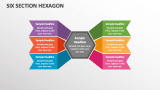 Six Section Hexagon - Slide 1