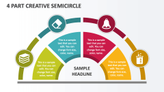 4 Part Creative Semicircle - Slide 1