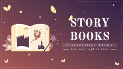 Story Books Presentation Theme - Slide 1