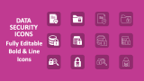 Data Security Icons - Slide 1