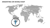 Argentina On World Map - Slide 2