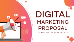Digital Marketing Proposal Presentation - Slide 1