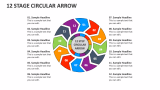 12 Stage Circular Arrow - Slide 1