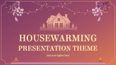 Housewarming Presentation Theme - Slide 1