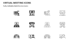 Virtual Meeting Icons - Slide 2