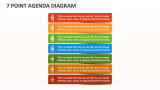 7 Point Agenda Diagram - Slide 1