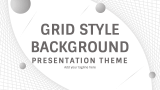 Grid Style Background Theme - Slide 1