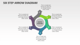 Six Step Arrow Diagram - Slide 1