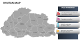 Bhutan map - Slide 7
