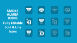 Smoke Alarm Icons - Slide 1