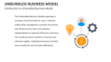 Introduction to Unbundled Business Model - Slide 2