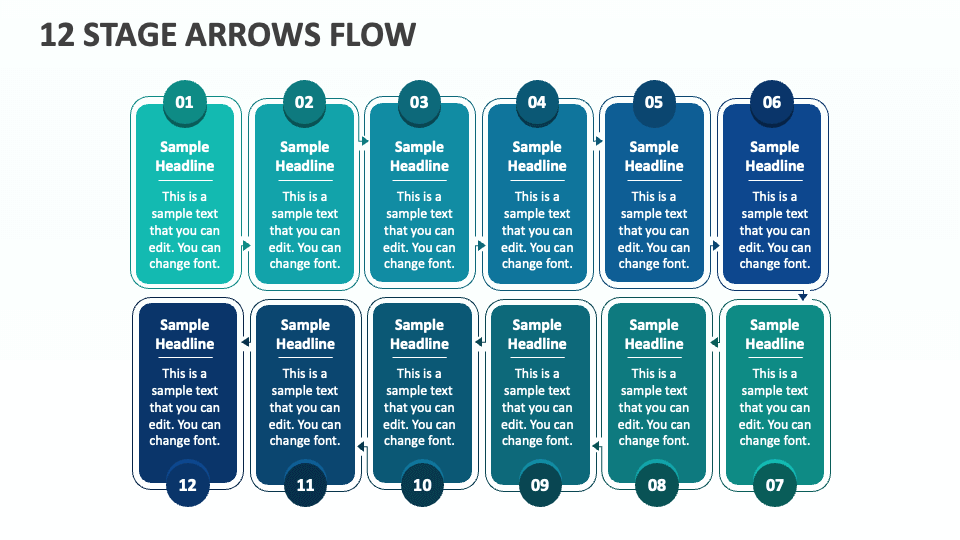 12 Stage Arrows Flow - Slide 1