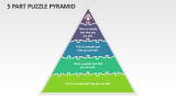 5 Part Puzzle Pyramid - Slide 1