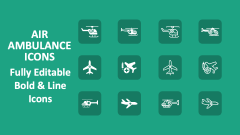 Air Ambulance Icons - Slide 1
