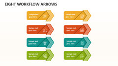 Eight Workflow Arrows - Slide 1