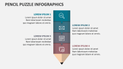 Pencil Puzzle Infographics - Slide 1