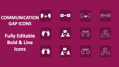 Communication Gap Icons - Slide 1