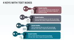 4 Keys with Text Boxes - Slide 1