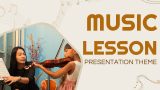 Music Lesson Presentation Theme - Slide 1