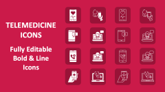Telemedicine Icons - Slide 1