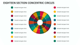 Eighteen Section Concentric Circles - Slide 1