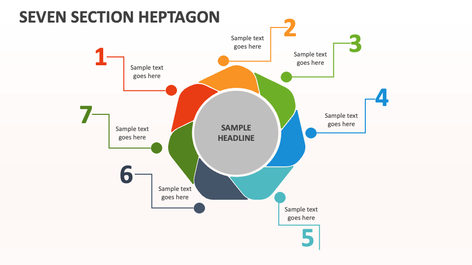 Seven Section Heptagon - Slide 1